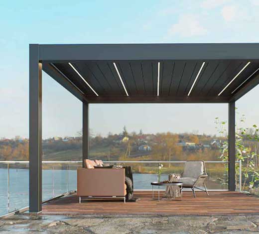 Aluminium Pergolas Installation