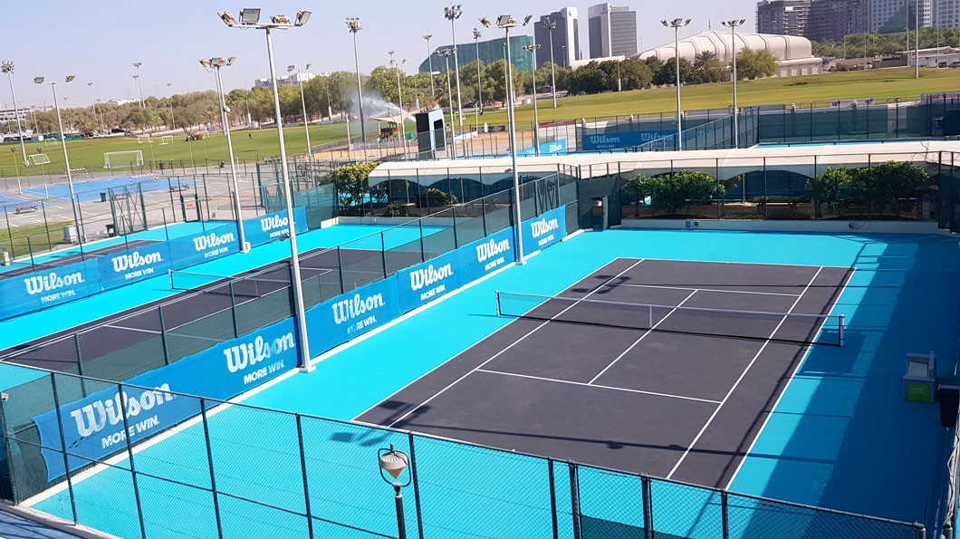 Zayed Sports City-Tennis Courts